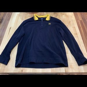 Vintage pullover half zip sweater